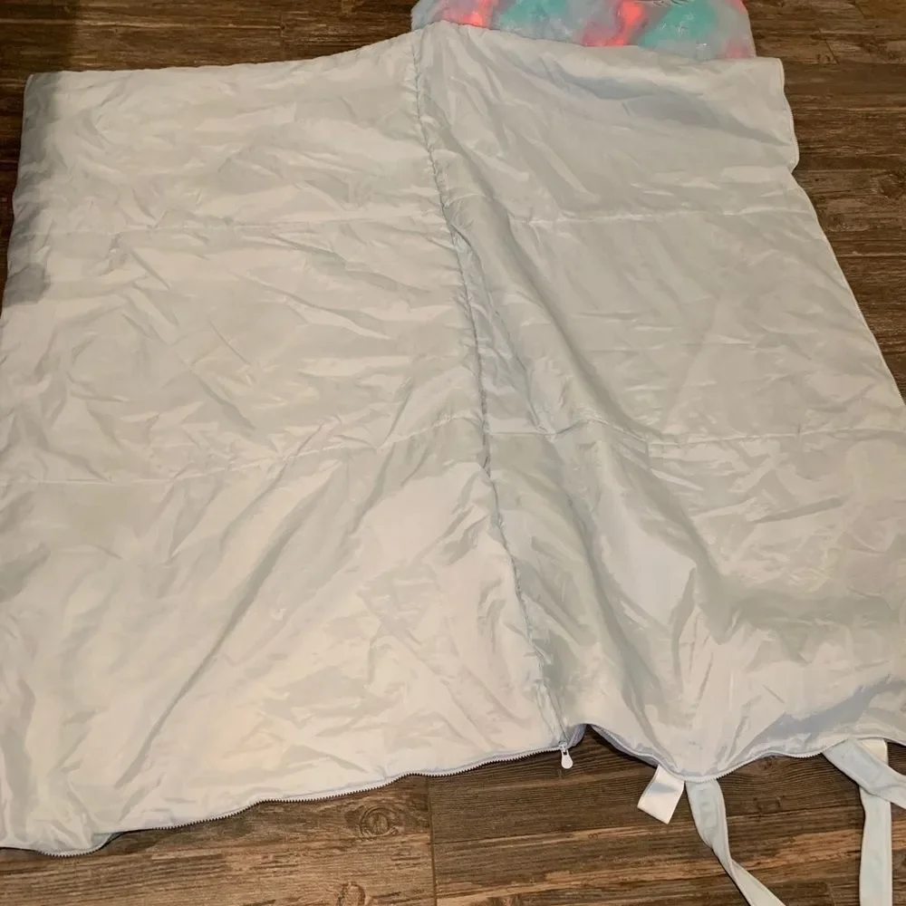 Justice Unicorn Sleeping Bag Pillow Girls Kids Blanket